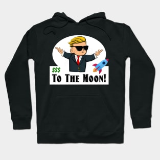 WallStreetBets Funny To The Moon Hoodie